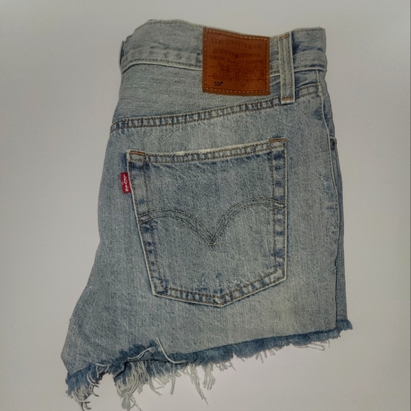 Levi's Pants - LEVI'S 501 Premium Denim Light Wash Shorts